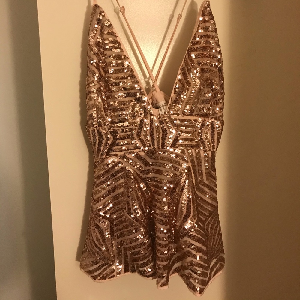 Sequin tank - forever 21